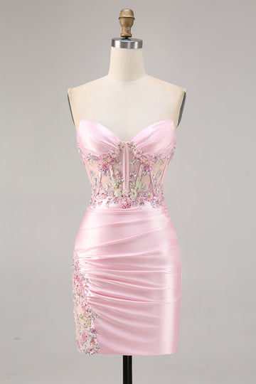 pink homecoming dress